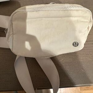 Lululemon Cream Belt Bag